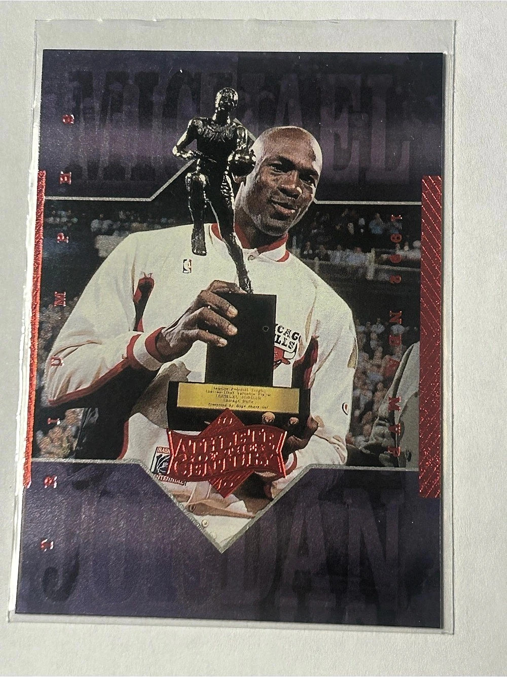 Upper Deck Michael Jordan NBA MVP 1992 trading card NBA MVP 1992 Trading Card
